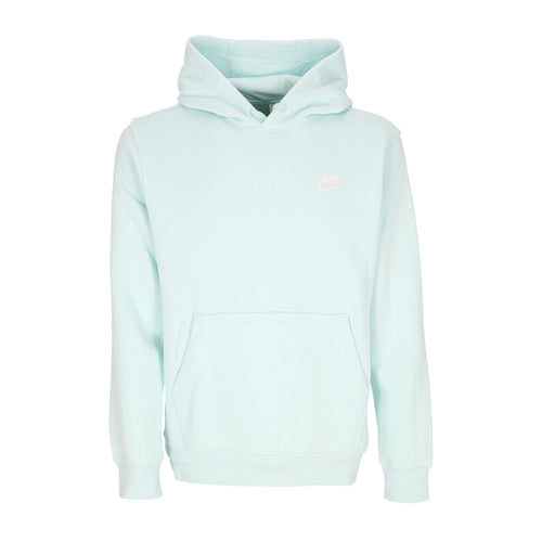 Nike Felpa Cappuccio Uomo Sportswear Club Fleece Hoodie Jade Ice/jade Ice/white da uomo