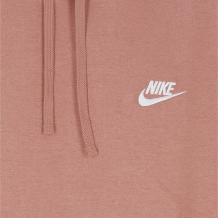 Nike Felpa Cappuccio Uomo Sportswear Club Fleece Hoodie Mineral Clay/mineral Clay/white da uomo