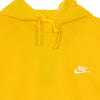 Nike Felpa Cappuccio Uomo Sportswear Club Fleece Hoodie University Gold/university Gold/white da uomo