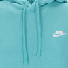Nike Felpa Cappuccio Uomo Sportswear Club Fleece Hoodie Washed Teal/washed Teal/white da uomo