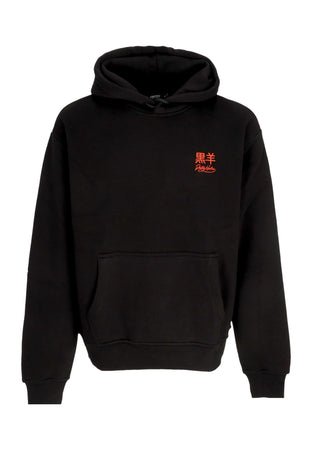 DOLLY NOIRE Felpa Cappuccio Uomo Tatsu Hoodie Black/orange da uomo