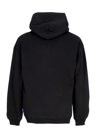 OCTOPUS Felpa Cappuccio Uomo Tentacles Logo Hoodie Black da uomo
