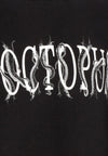 OCTOPUS Felpa Cappuccio Uomo Tentacles Logo Hoodie Black da uomo
