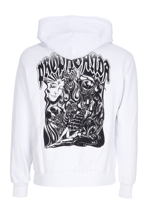 PROPAGANDA Felpa Cappuccio Uomo Touch Hoodie White da uomo