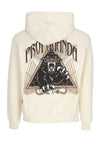 PROPAGANDA Felpa Cappuccio Uomo Triangle Panther Hoodie Bone da uomo