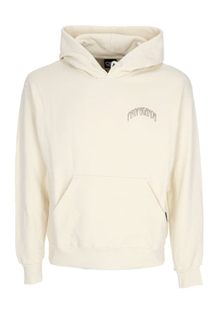 PROPAGANDA Felpa Cappuccio Uomo Triangle Panther Hoodie Bone da uomo