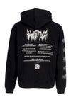 WASTED PARIS Felpa Cappuccio Uomo Vault Hoodie Black da uomo