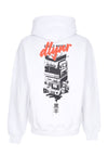 DOLLY NOIRE Felpa Cappuccio Uomo Yokai Console Hoodie White da uomo