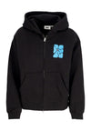 OBEY Felpa Cappuccio Zip Donna W Flora Zip Hoodie Fleece Digital Black da donna