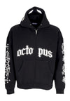OCTOPUS Felpa Cappuccio Zip Uomo Lucha Libre Mask Full Zip Hoodie Black da uomo