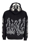 OCTOPUS Felpa Cappuccio Zip Uomo Lucha Libre Mask Full Zip Hoodie Black da uomo