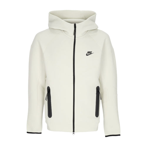 Nike Felpa Cappuccio Zip Uomo Tech Fleece Full-zip Windrunner Hoodie Sea Glass/black da uomo