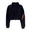 ALPHA INDUSTRIES Felpa Collo Alto Corta Donna Teddy Zh Sweater Cos Wmn Black da donna