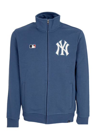 47 BRAND Felpa Collo Alto Uomo Mlb Emb Islington Tj Neyyan Timber Blue da uomo