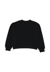 PROPAGANDA Felpa Girocollo Donna W Puppy Croptop Crewneck Black da donna