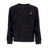 CARHARTT WIP Felpa Girocollo Uomo American Script Sweat Black da uomo