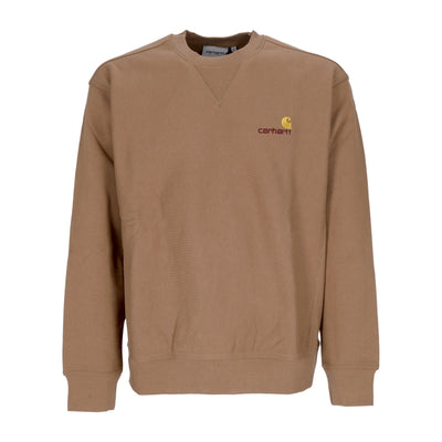 CARHARTT WIP Felpa Girocollo Uomo American Script Sweat Buffalo da uomo