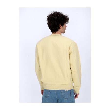 CARHARTT WIP Felpa Girocollo Uomo American Script Sweat Rattan da uomo