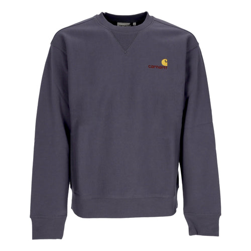 CARHARTT WIP Felpa Girocollo Uomo American Script Sweat Zeus da uomo