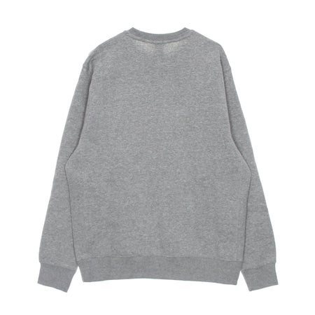 Nike Felpa Girocollo Uomo Club Crew Bb Dk Grey Heather/white da uomo