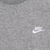 Nike Felpa Girocollo Uomo Club Crew Bb Dk Grey Heather/white da uomo