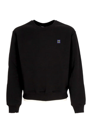 DOLLY NOIRE Felpa Girocollo Uomo Cyber Druid Crewneck Black da uomo