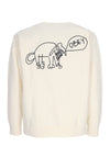 OBEY Felpa Girocollo Uomo Dog Doodle Crew Fleece Unbleached da uomo