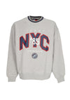 Tommy Hilfiger Felpa Girocollo Uomo Game Day Nyc Crew Lt Grey Heather da uomo