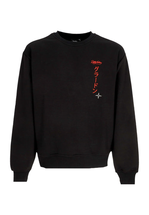 DOLLY NOIRE Felpa Girocollo Uomo Groudon Crewneck Black da uomo