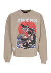 ALPHA INDUSTRIES Felpa Girocollo Uomo Japan Warrior Crewneck Vintage Sand da uomo