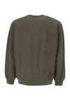 HUF Felpa Girocollo Uomo Mason Crewneck Fleece Hunter Green da uomo