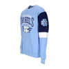 MITCHELL & NESS Felpa Girocollo Uomo Ncaa All Over Crew 3.0 Unchee Original Team Colors da uomo