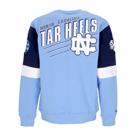MITCHELL &amp; NESS Felpa Girocollo Uomo Ncaa All Over Crew 3.0 Unchee Original Team Colors da uomo