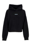 PROPAGANDA Felpa Leggera Cappuccio Corta Donna W Ribs Crop Top Hoodie Black da donna