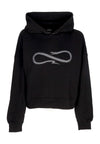 PROPAGANDA Felpa Leggera Cappuccio Corta Donna W Ribs Crop Top Hoodie Black da donna