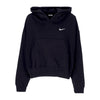 Nike Felpa Leggera Cappuccio Donna W Sportswear Jersey Oversized Pullover Hoodie Black/white da donna