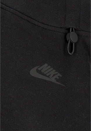 Nike Felpa Leggera Cappuccio Donna W Sportswear Tech Fleece Oversized Hoodie Black/black da donna