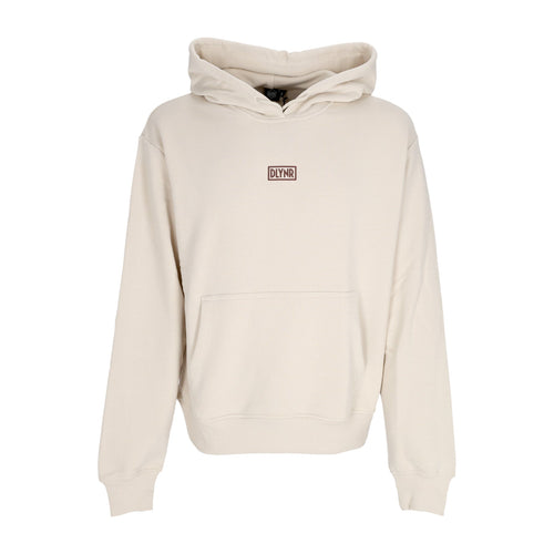 DOLLY NOIRE Felpa Leggera Cappuccio Uomo 3d Box Logo Hoodie Beige da uomo