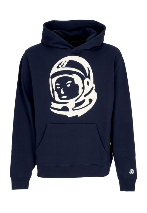 BILLIONAIRE BOYS CLUB Felpa Leggera Cappuccio Uomo Astro Helmet Popover Hoodie Navy da uomo