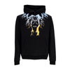 PHOBIA Felpa Leggera Cappuccio Uomo Bicolor Lightning Print Hoodie Black da uomo