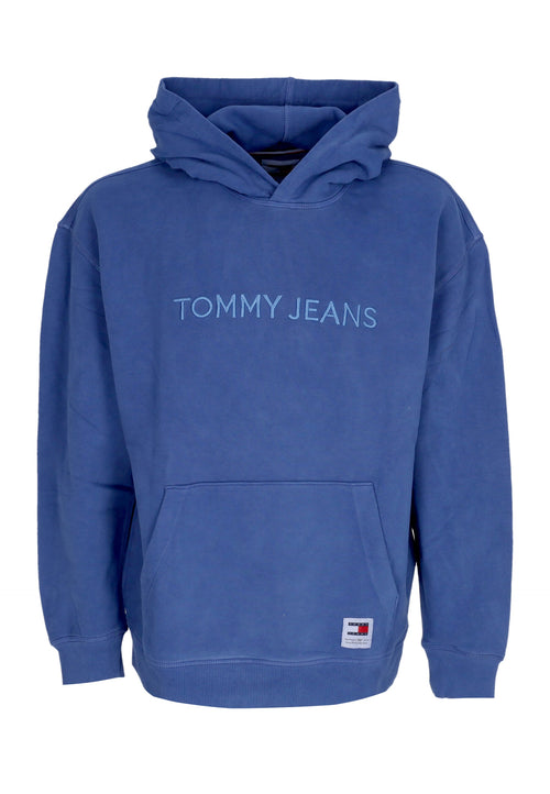 Tommy Hilfiger Felpa Leggera Cappuccio Uomo Classic Hoodie Bright Blue da uomo