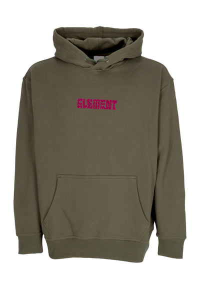 ELEMENT Felpa Leggera Cappuccio Uomo Cornell Cipher Hoodie Beetle da uomo