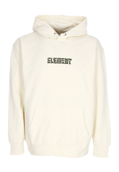 ELEMENT Felpa Leggera Cappuccio Uomo Cornell Cipher Hoodie Egret da uomo