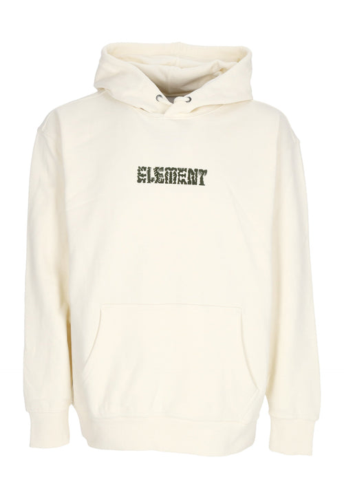 ELEMENT Felpa Leggera Cappuccio Uomo Cornell Cipher Hoodie Egret da uomo