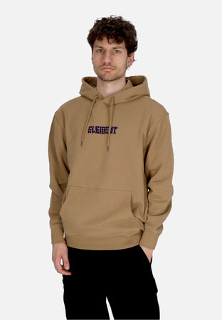 ELEMENT Felpa Leggera Cappuccio Uomo Cornell Cipher Hoodie Khaki da uomo