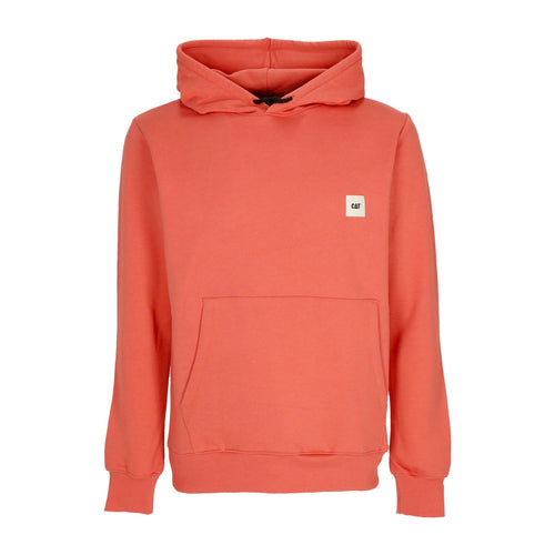 CATERPILLAR Felpa Leggera Cappuccio Uomo Essential Hoodie Orange Rust da uomo