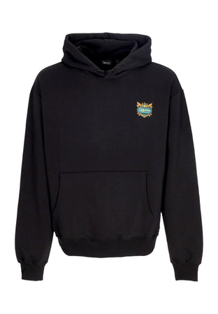 DOLLY NOIRE Felpa Leggera Cappuccio Uomo Ganesha Hoodie Black da uomo