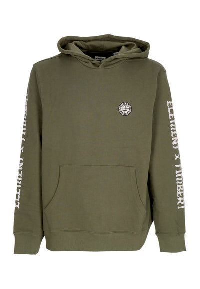 ELEMENT Felpa Leggera Cappuccio Uomo Jester Hoodie X Timber Beetle da uomo