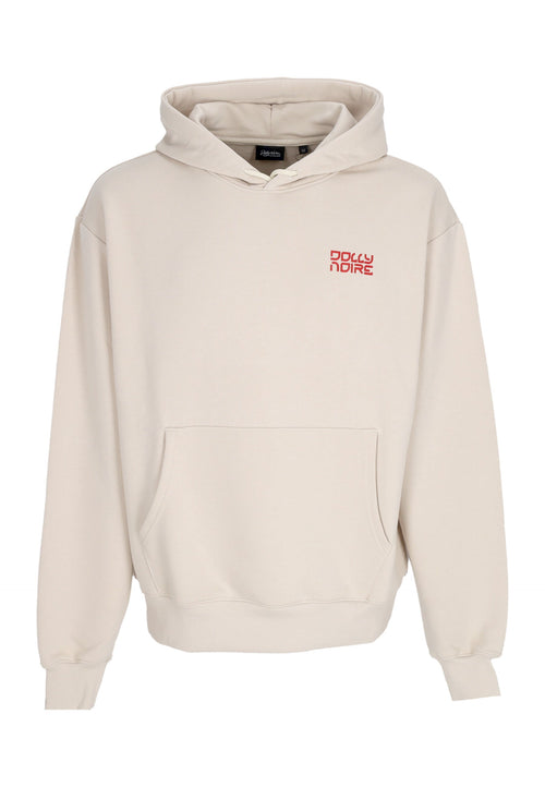 DOLLY NOIRE Felpa Leggera Cappuccio Uomo Kali Hoodie Beige da uomo