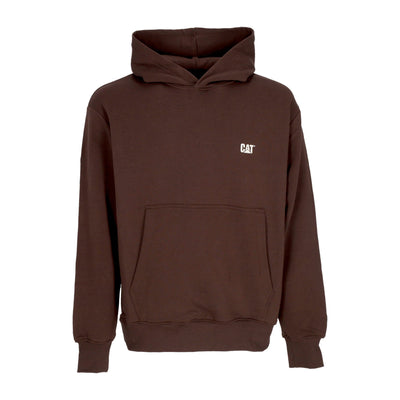 CATERPILLAR Felpa Leggera Cappuccio Uomo Logo Hoodie Brown da uomo